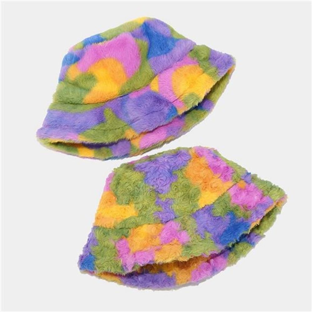 Women's Winter Faux Fur Fuzzy Warm Bucket Hat